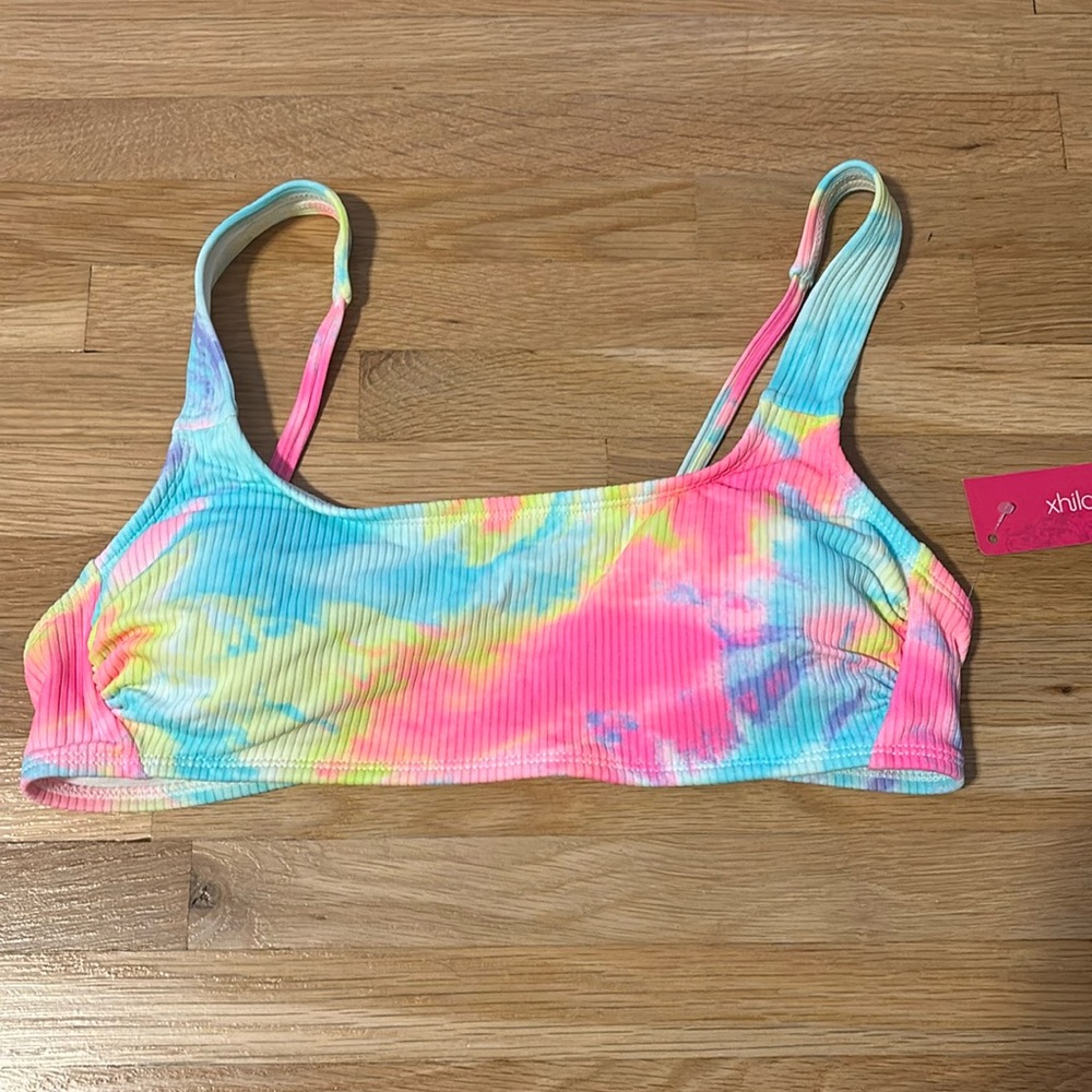 xhilaration Tie Dye Bathing Suit Top